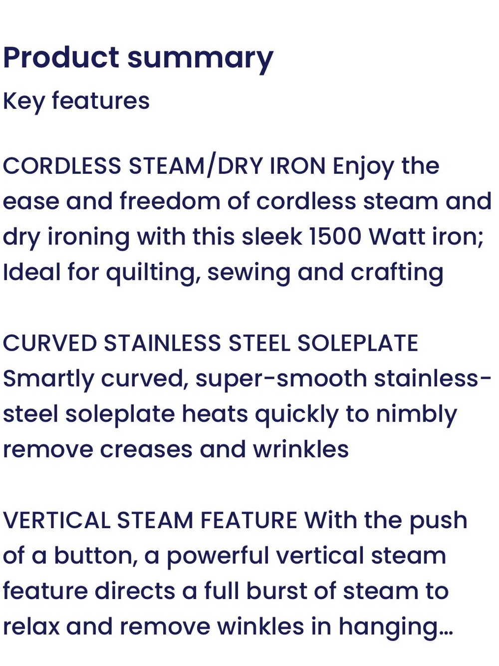 Panasonic cordless iron - Picture 8 of 9